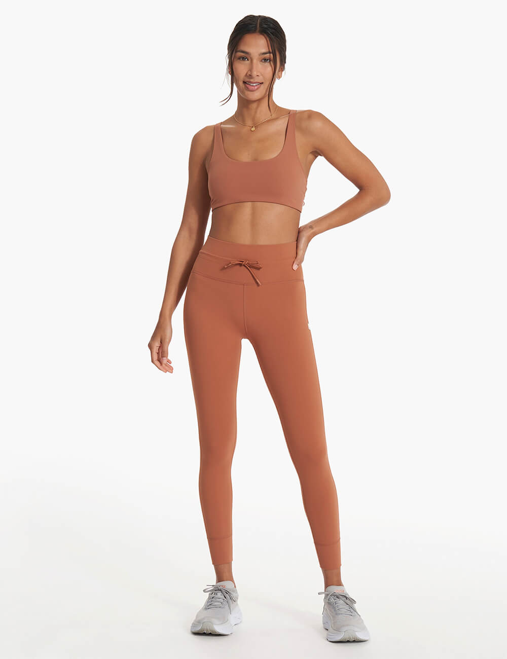 High Waist Travel Ankle Leggings