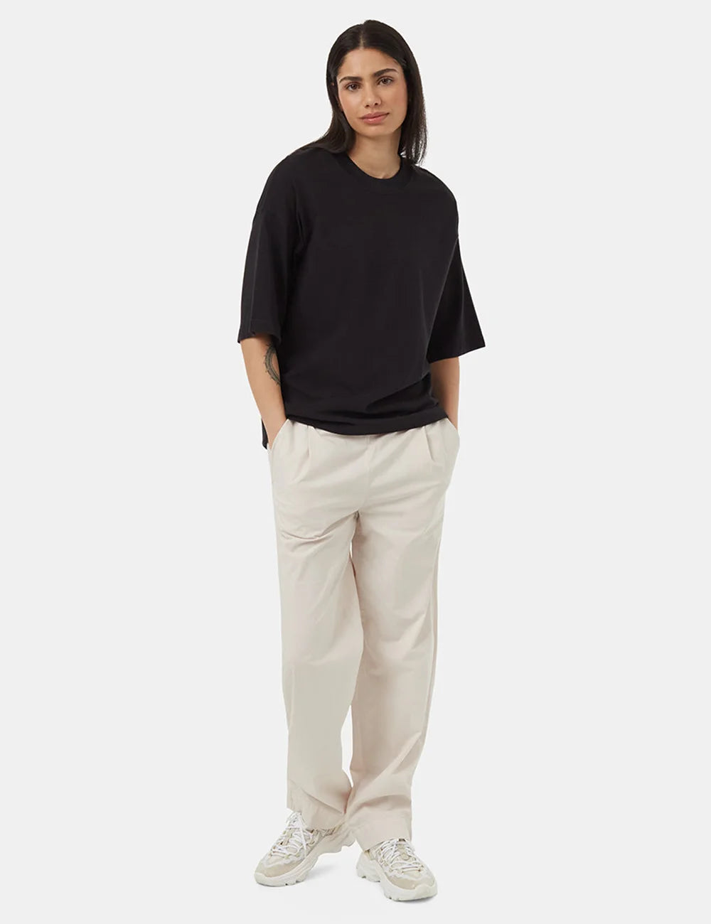Relaxed Fit Oversized Solid T-Shirt