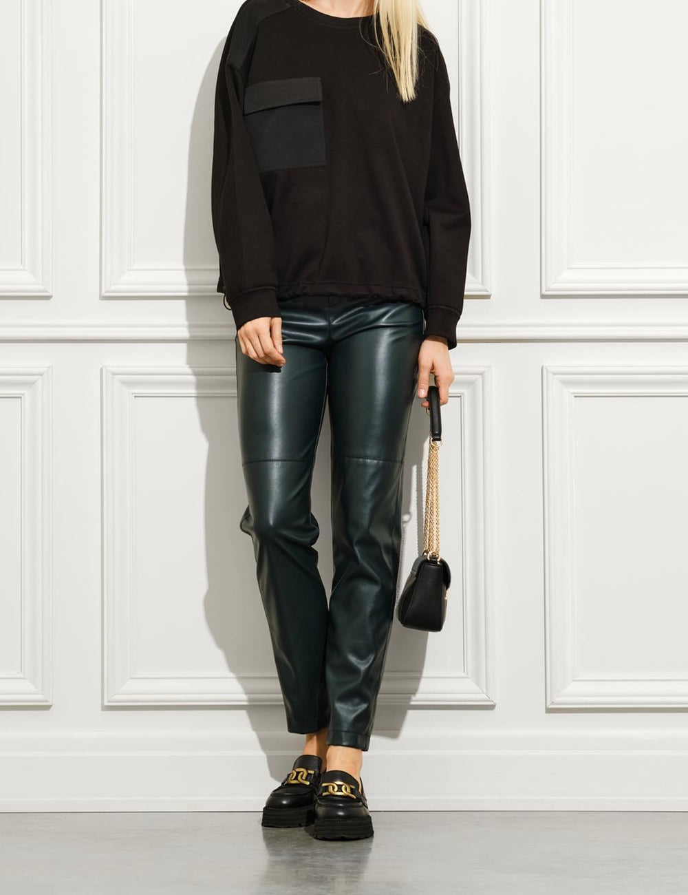 Women's Regular Leather Pants