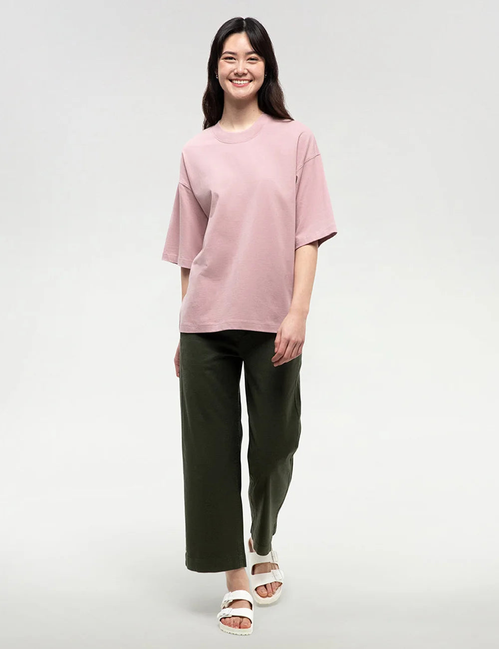 Relaxed Fit Oversized Solid T-Shirt