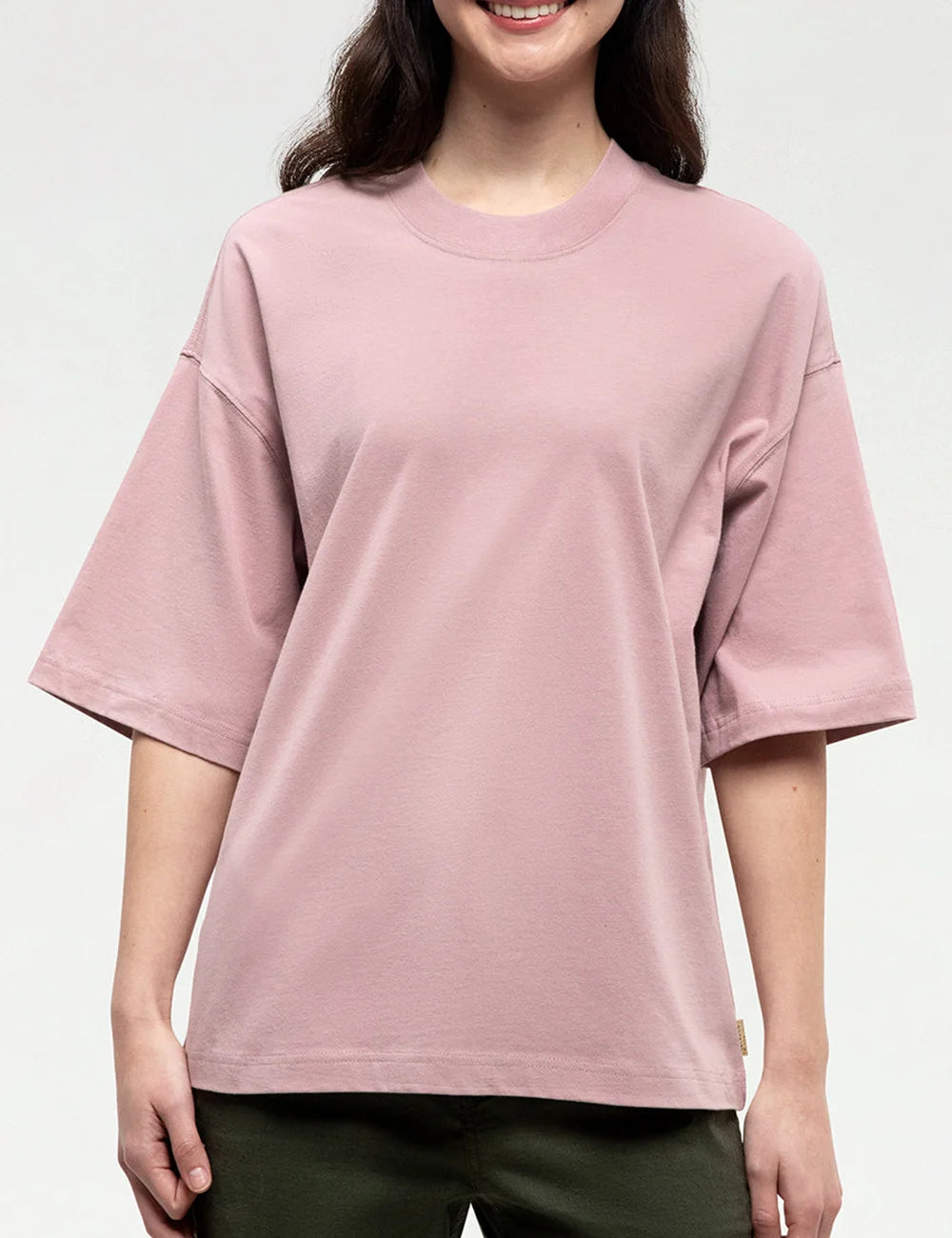 Relaxed Fit Oversized Solid T-Shirt