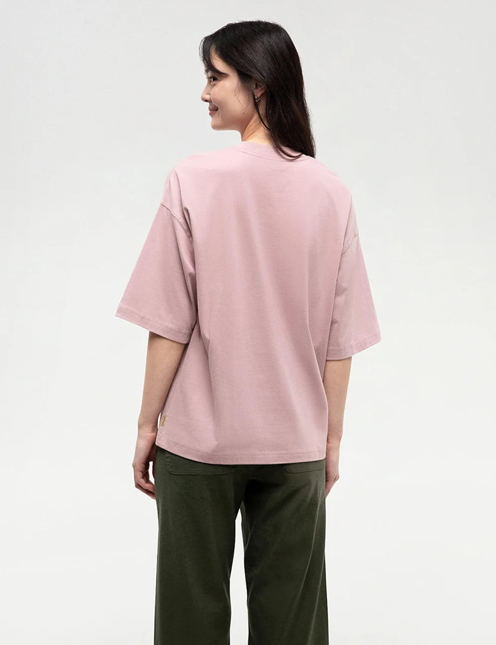 Relaxed Fit Oversized Solid T-Shirt