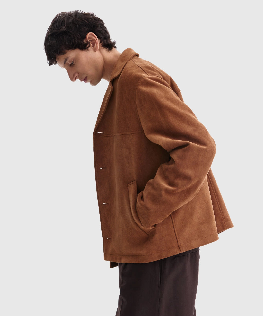 Relaxed Tailored Collar Jacket