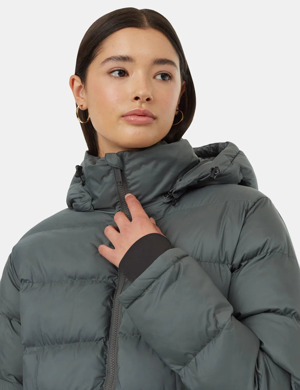 Longline Hooded Puffer Coat