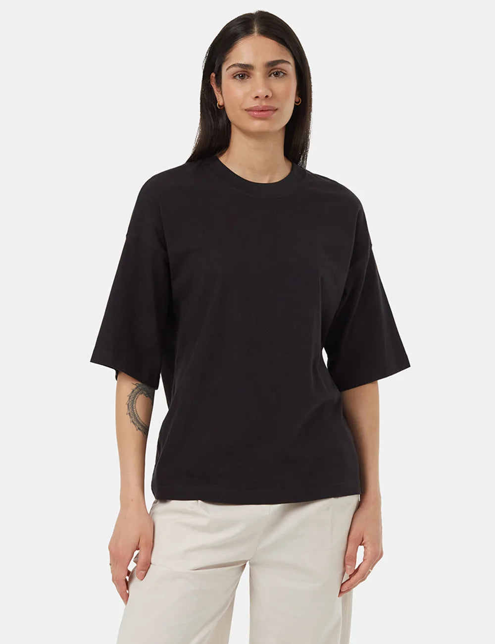 Relaxed Fit Oversized Solid T-Shirt