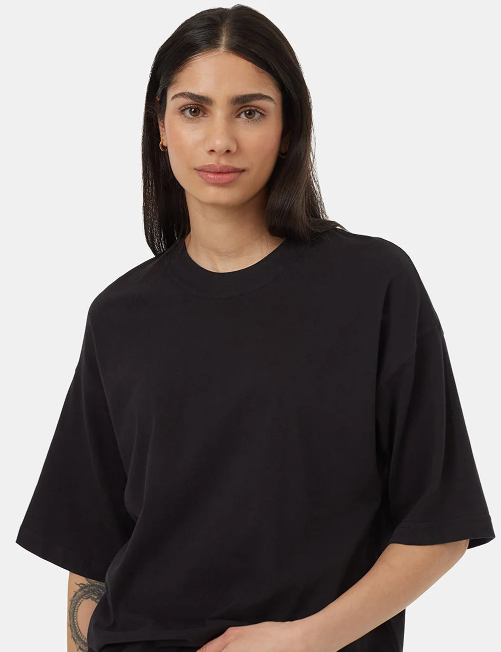 Relaxed Fit Oversized Solid T-Shirt