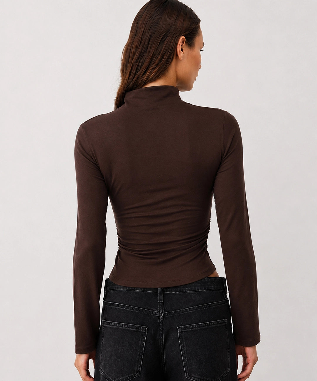 Soft High Neck Top