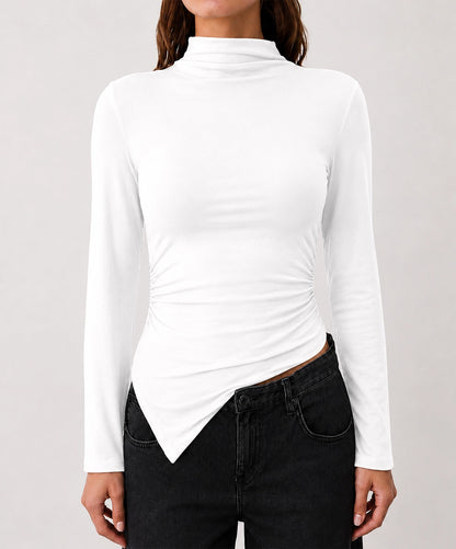 Soft High Neck Top