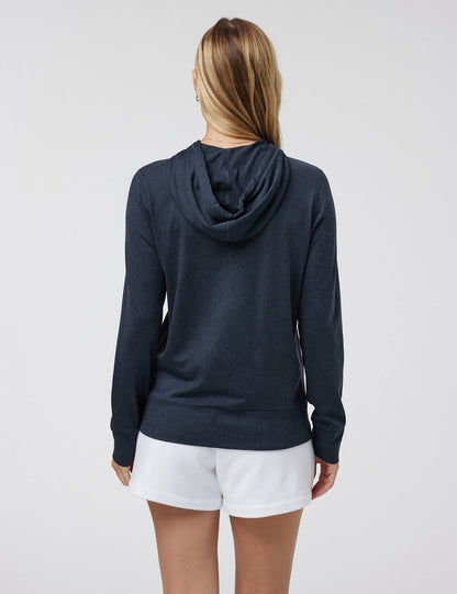 Zipped Women Hooded Sweatshirt