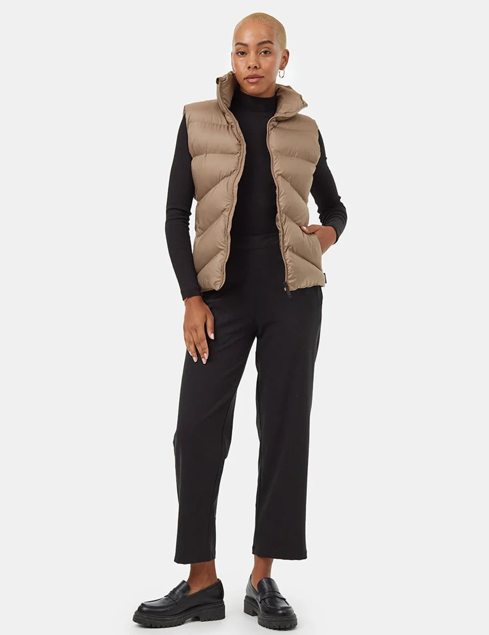 High-Neck Travel Puffer