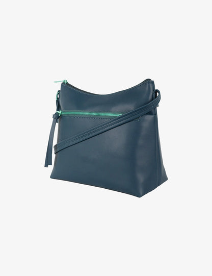 Dual-Zip Everyday Crossbody Bag