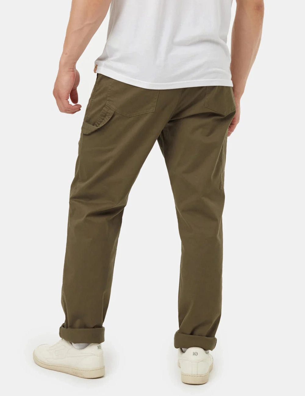 Men Slim Fit Flat-Front Trousers