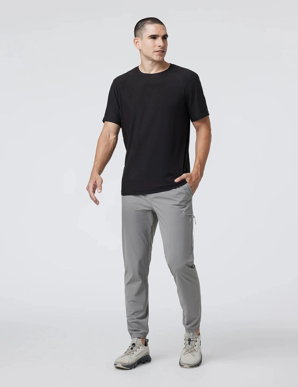 Men Mid Rise Plain Joggers