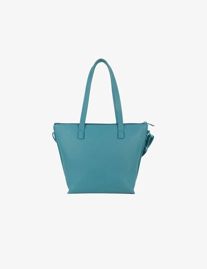 Structured Zip-Top Tote Bag