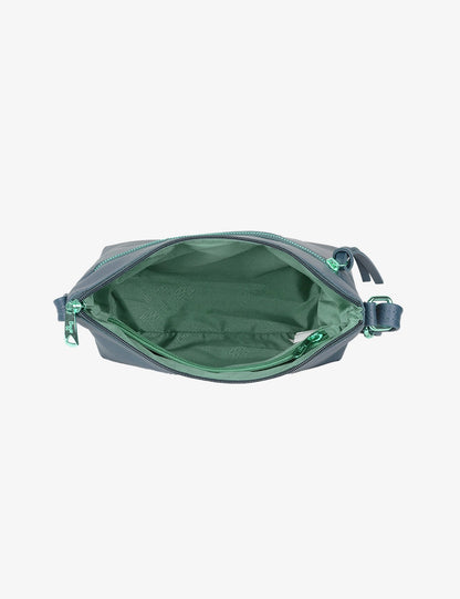 Dual-Zip Everyday Crossbody Bag