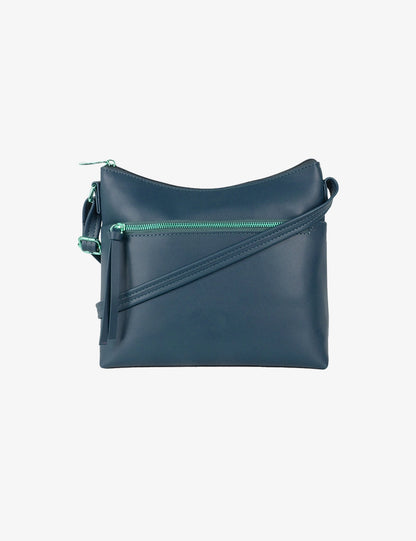 Dual-Zip Everyday Crossbody Bag