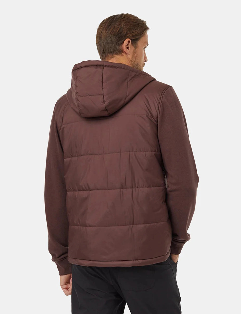 Men Solid Hooded Jacket