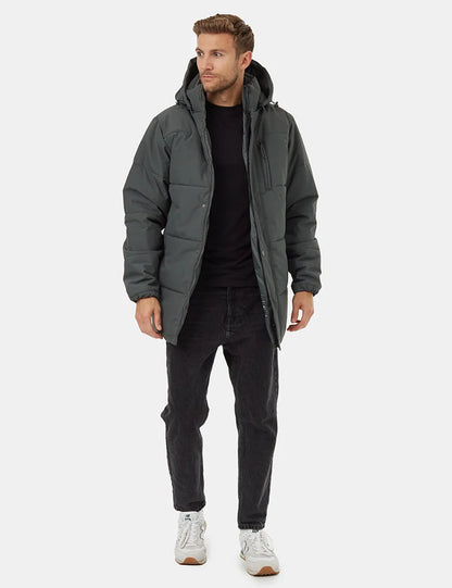 Windproof Full-Zip Puffer Jacket