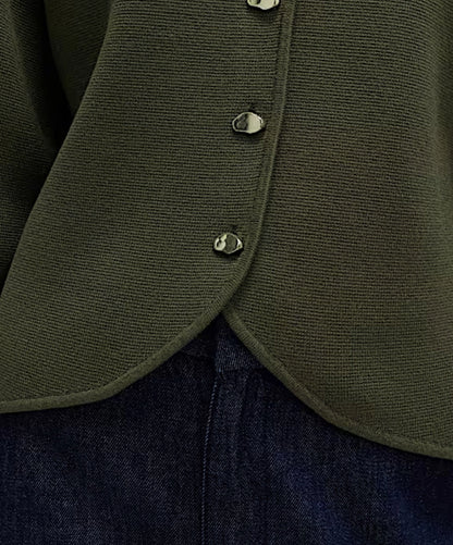Elegant Button Front Jacket