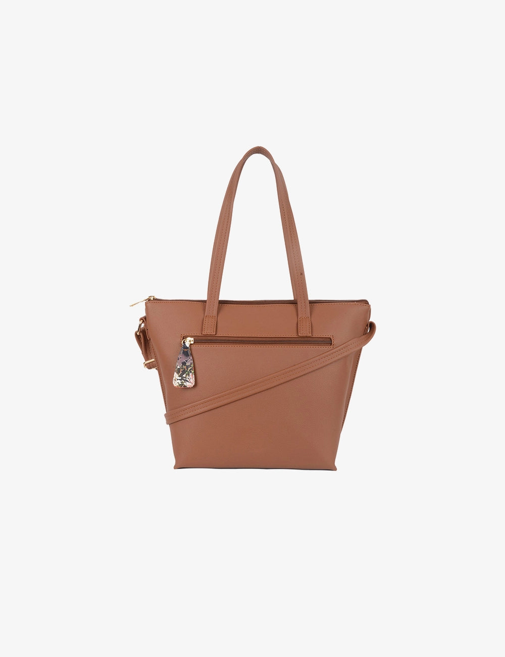 Structured Zip-Top Tote Bag