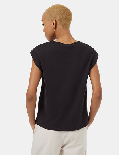 Crew Neck Sleeveless Top