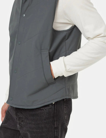 Men Sleeveless Hooded Tailored Jacket