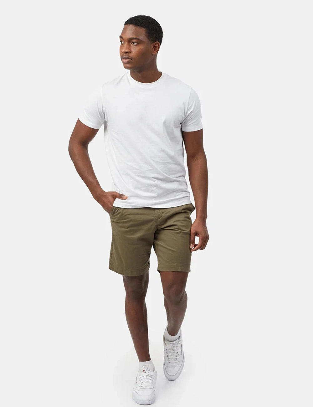 Solid Straight Fit Shorts