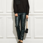 Women's Regular Leather Pants