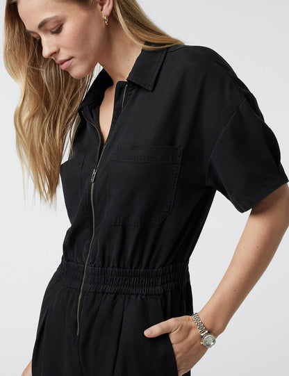 Short Sleeve Coastline Jumpsuit