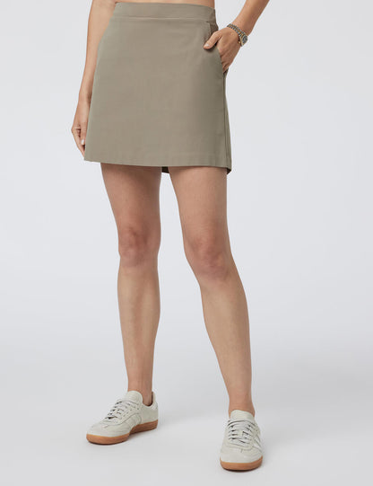 Pure Cotton A-Line Mini Skirt