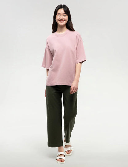 Relaxed Fit Oversized Solid T-Shirt