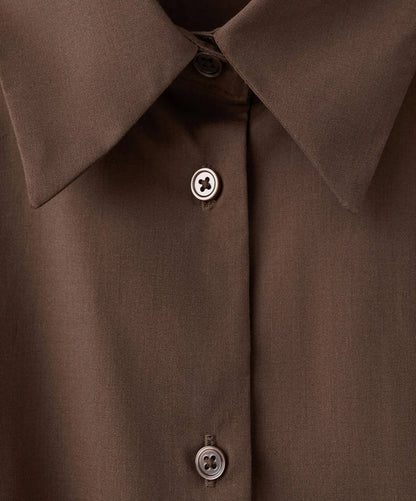 Flared Button Front Dress