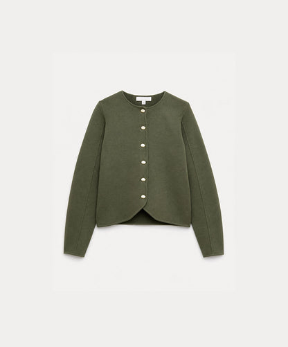 Elegant Button Front Jacket