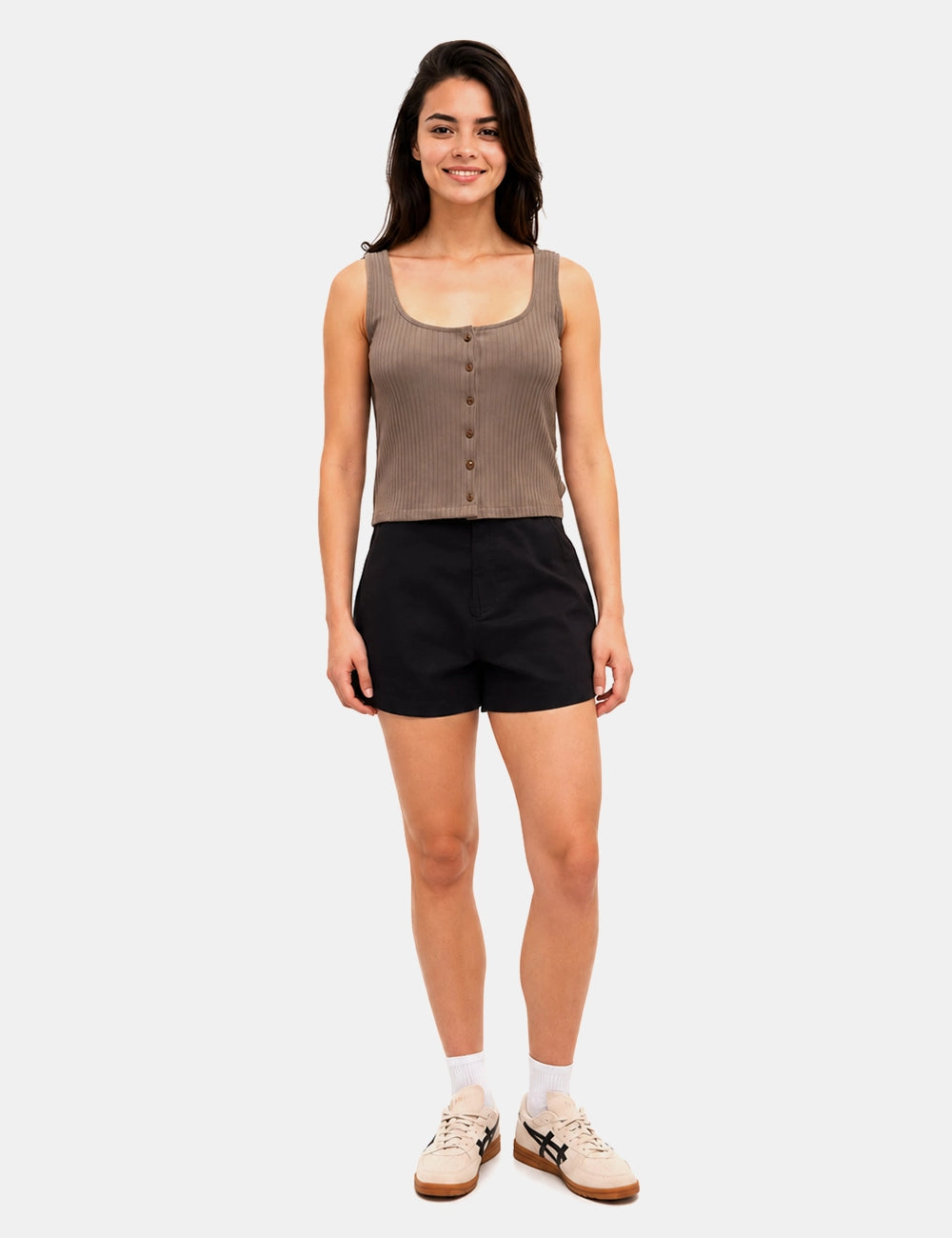 Women's Fitted Ribbed Tank Top