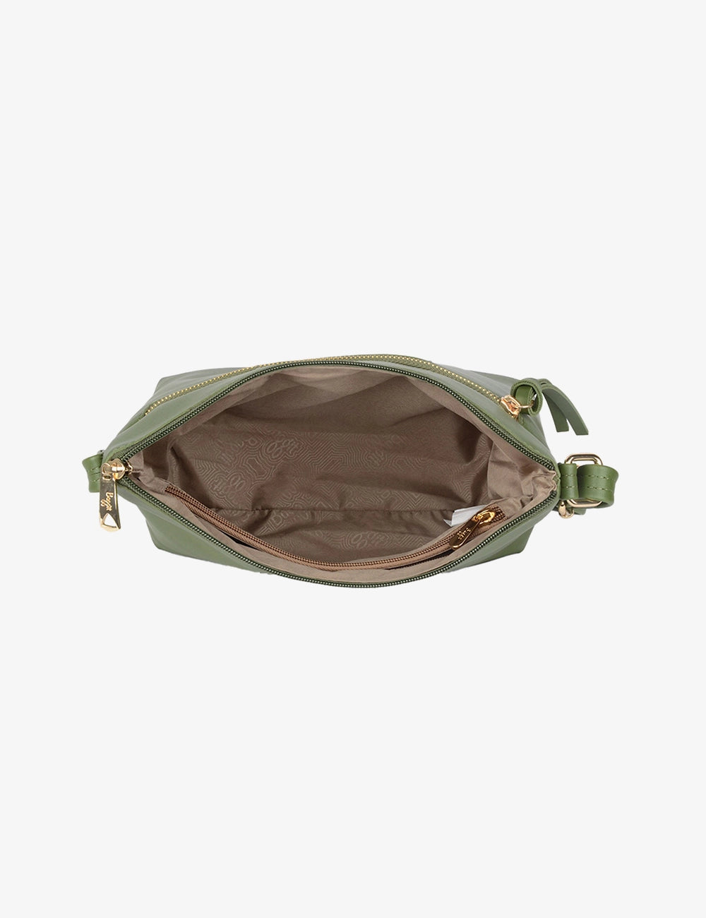 Dual-Zip Everyday Crossbody Bag
