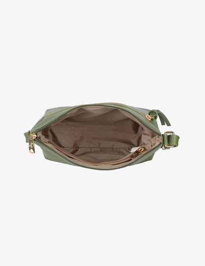 Dual-Zip Everyday Crossbody Bag