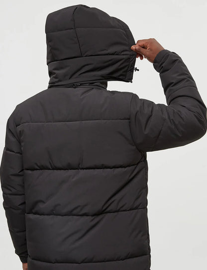 Windproof Full-Zip Puffer Jacket