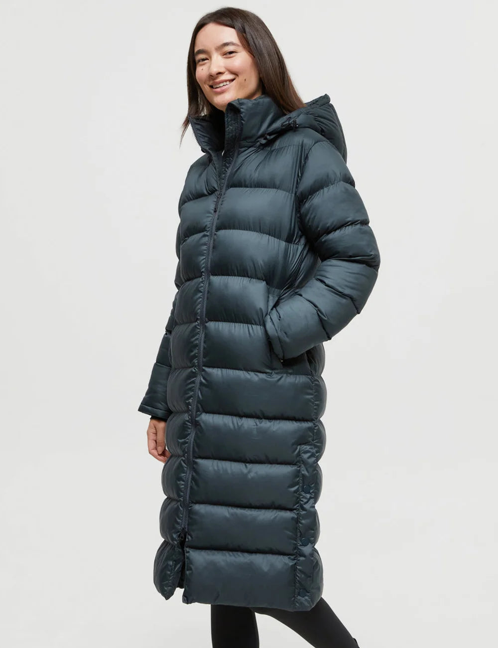 Longline Hooded Puffer Coat