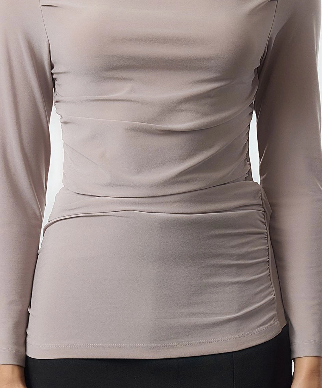 Elegant Draped Neck Top