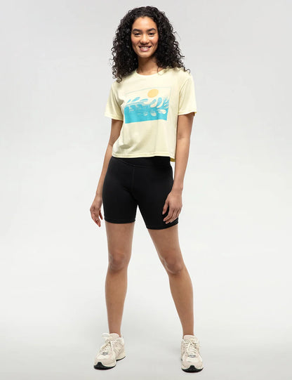 Sunrise Graphic Crop T-Shirt
