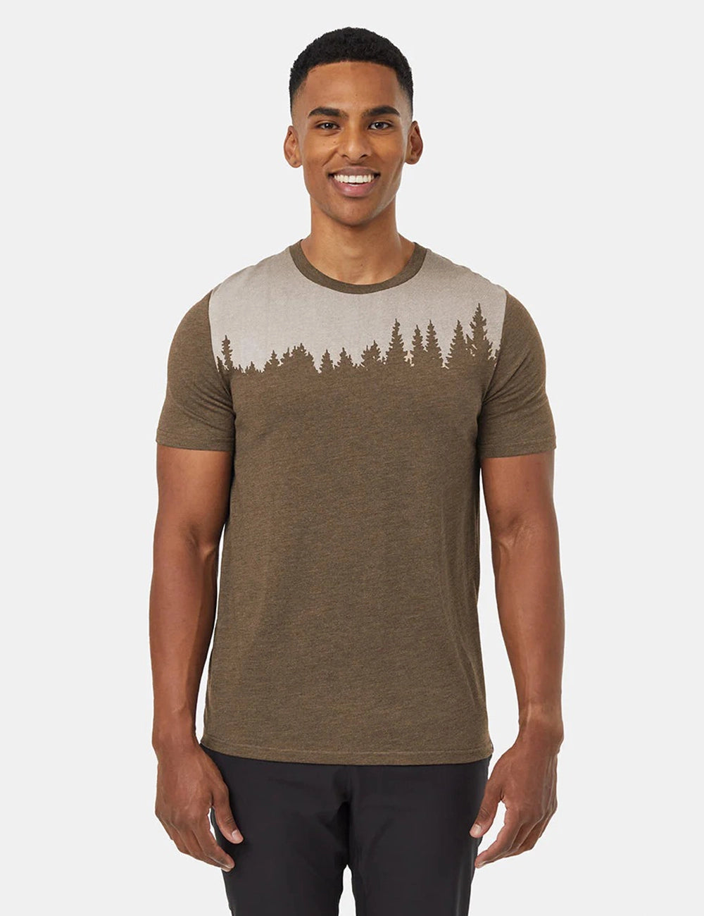 Tree Graphic Crew Neck T-Shirt