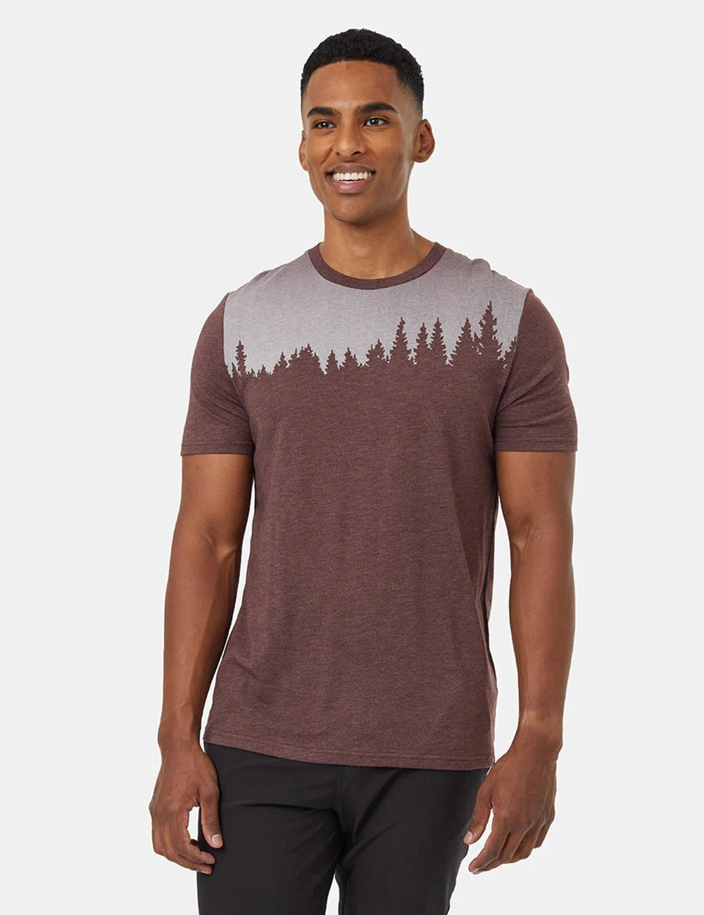 Tree Graphic Crew Neck T-Shirt