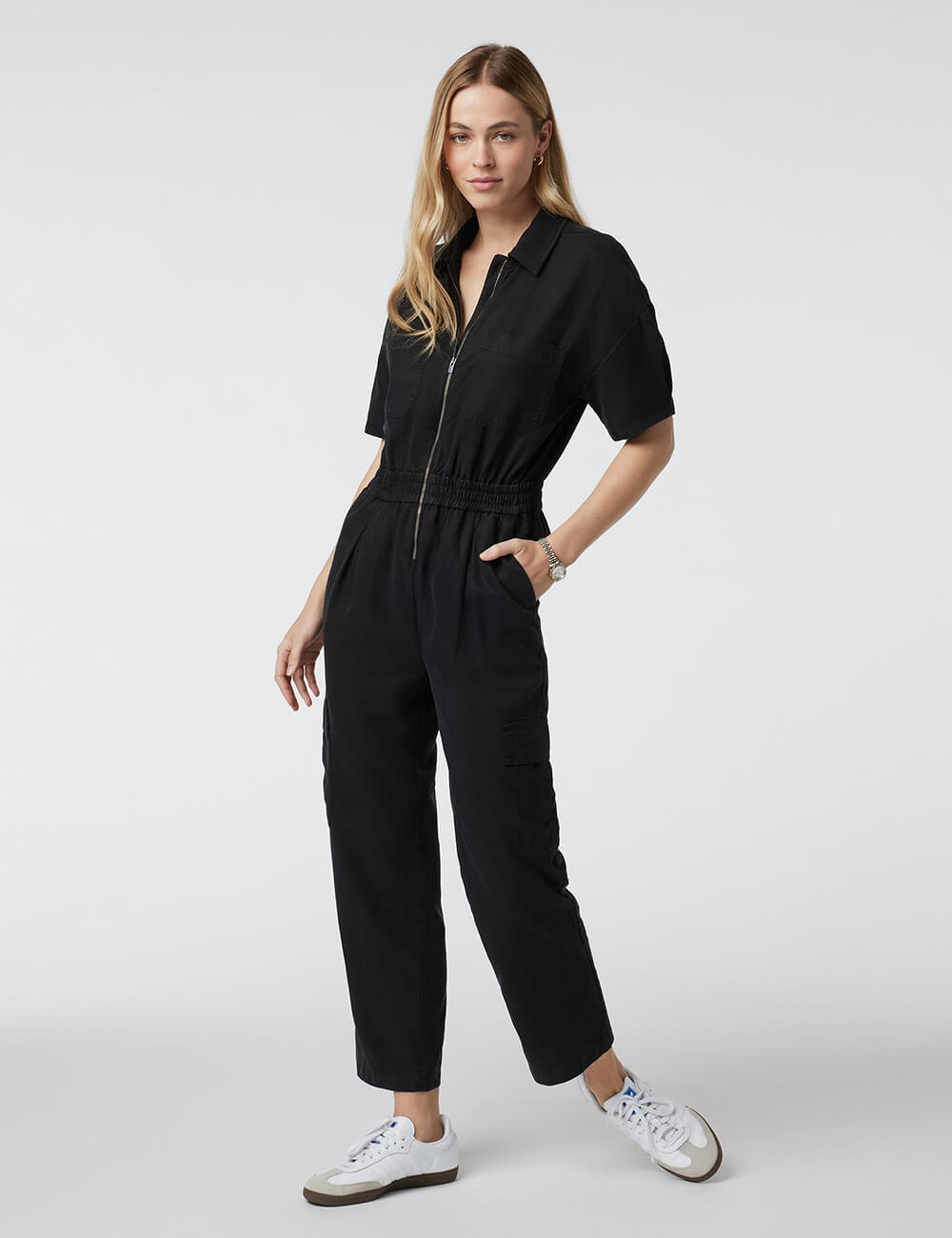 Short Sleeve Coastline Jumpsuit