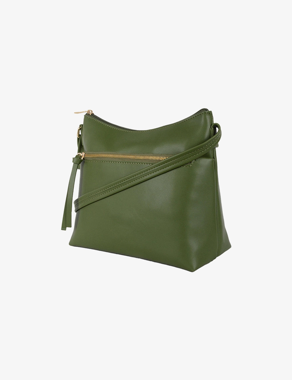 Dual-Zip Everyday Crossbody Bag