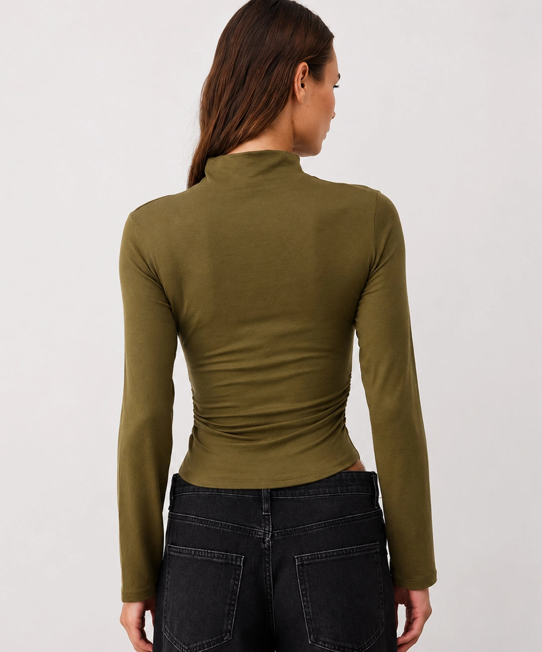Soft High Neck Top