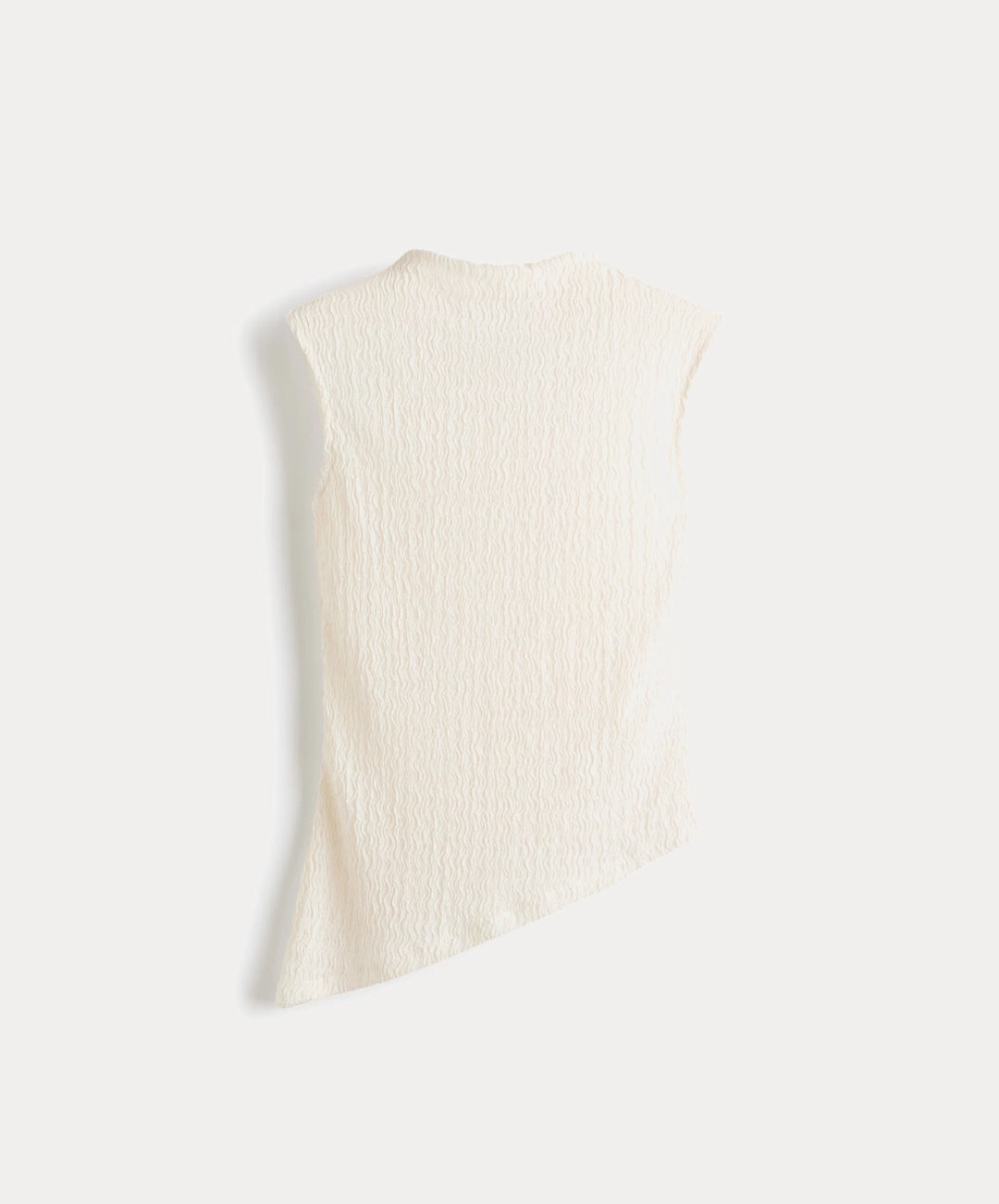 Textured Mock Neck Top