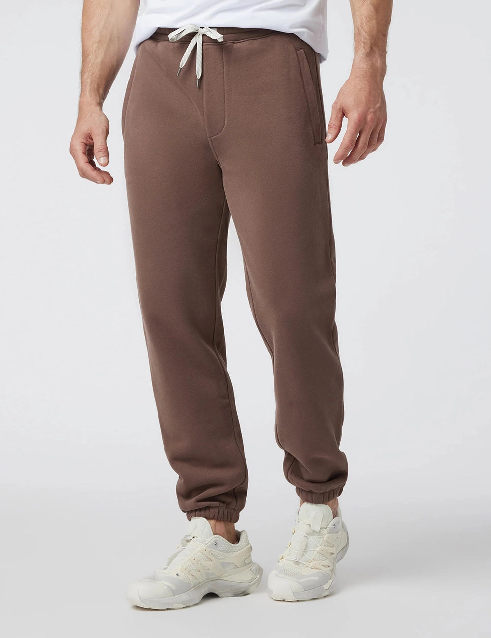 Men Mid Rise Plain Joggers