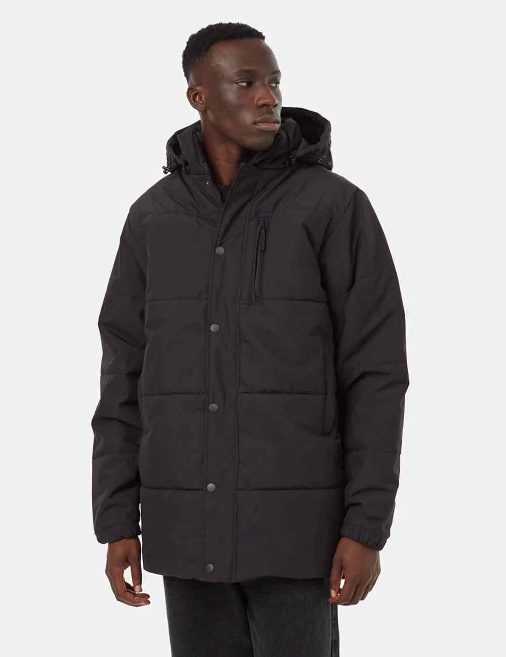 Men Longline Puffer Jacket