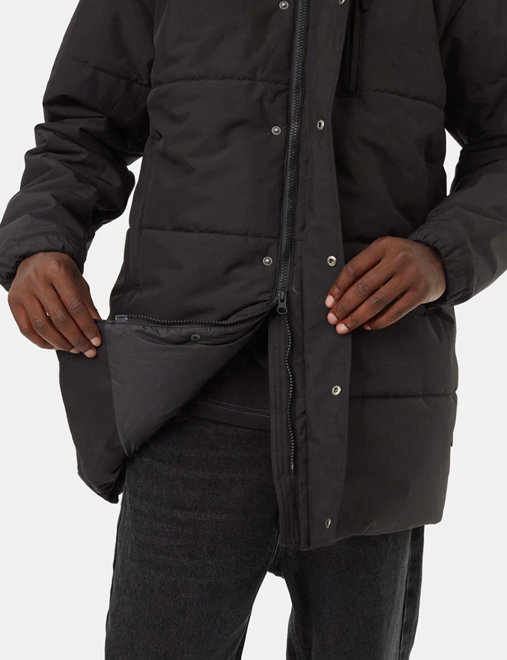 Men Longline Puffer Jacket