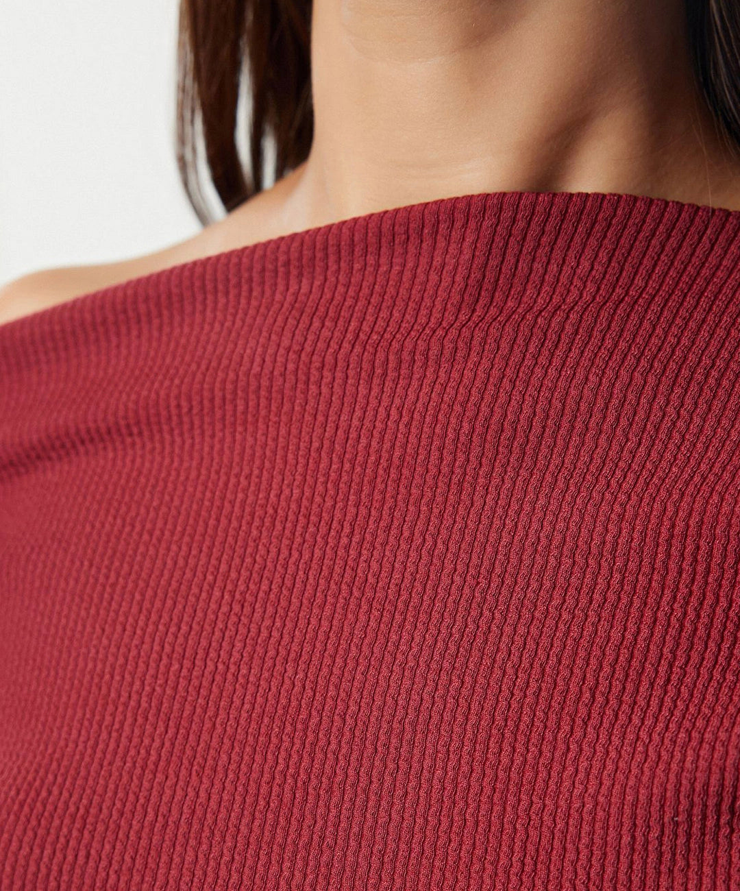 Draped Off Shoulder Top